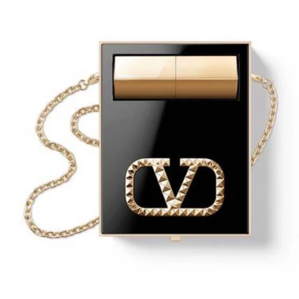 Valentino Go-Clutch Highlighter & Mini Lipstick- limited edition,removable chain - Picture 3 of 8
